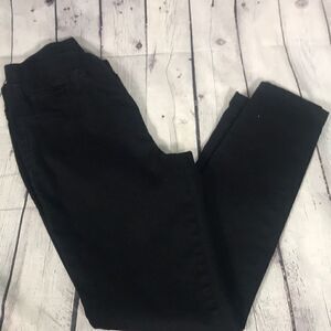 Christopher & Banks Soft Black Jeggings w/elastic waistband size medium EUC